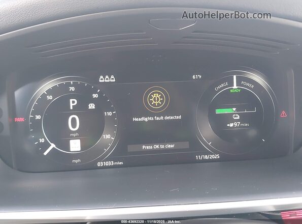 SADHD2S18L1F81200 2020 JAGUAR I-PACE Red Հետևի նստատեղերի տեսք