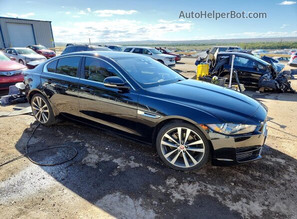 SAJAD4FX9KCP49449 2019 JAGUAR XF Черный Передняя правая четверть