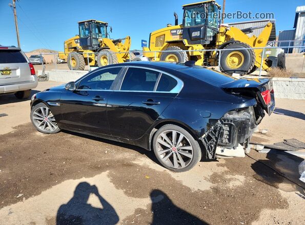 SAJAD4FX9KCP49449 2019 JAGUAR XF Черный Задняя левая четверть