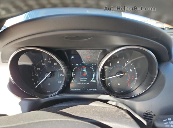 SAJAD4FX9KCP49449 2019 JAGUAR XF Черный Вид щитка приборов