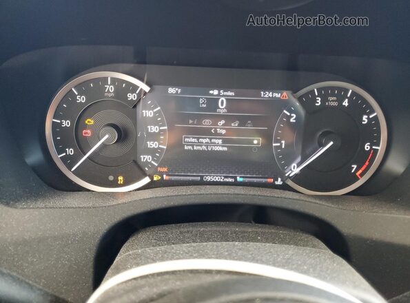 SAJAE4FX0LCP64033 2020 JAGUAR XF Black Widok zestawu wskaźników