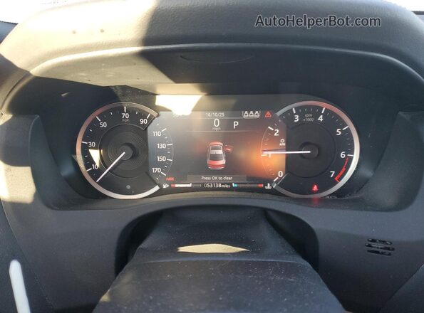 SAJAE4FX1LCP58015 2020 JAGUAR XF Gray Widok zestawu wskaźników
