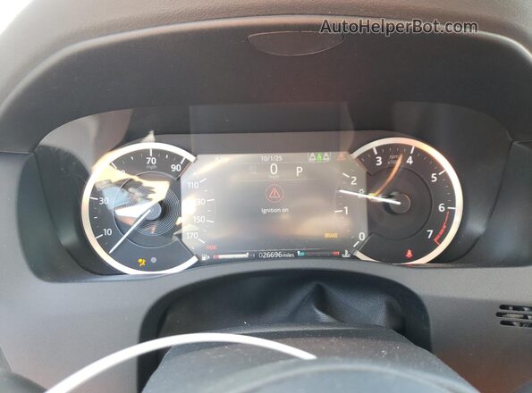SAJAJ4FX5LCP65044 2020 JAGUAR XF Серый Вид щитка приборов