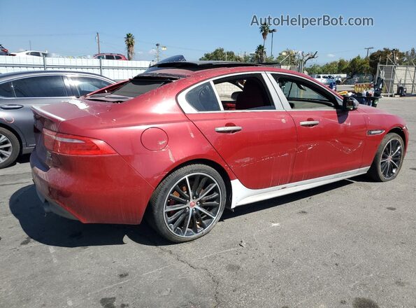 SAJAM4FV6JCP17944 2018 JAGUAR XF Burgundy 