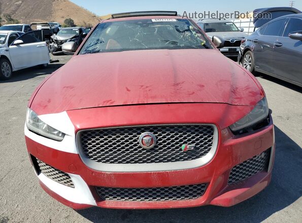 SAJAM4FV6JCP17944 2018 JAGUAR XF Burgundy 