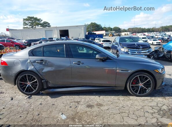 SAJAM4FV6JCP18205 2018 JAGUAR XF Gray Widok wnętrza z tyłu