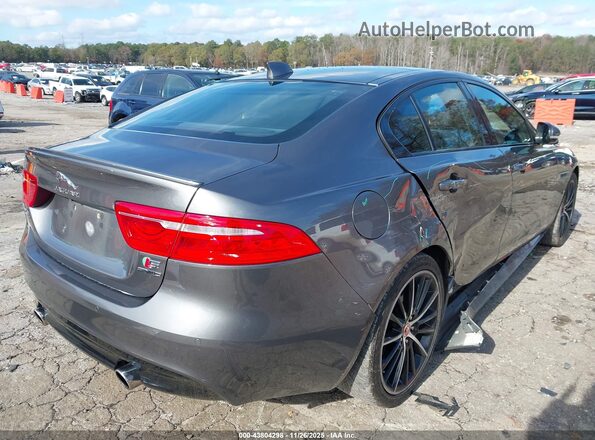 SAJAM4FV6JCP18205 2018 JAGUAR XF Gray Widok z przodu