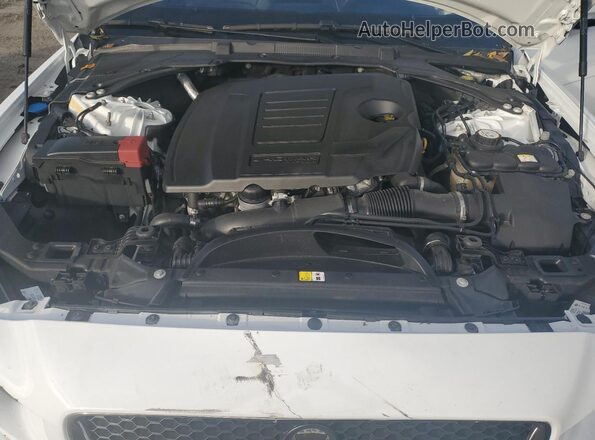 SAJAS4FXXKCP52706 2019 JAGUAR XF Белый Вид задней части салона