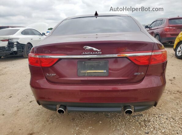 SAJBE4BV2GCY08323 2016 JAGUAR XF Бордовый Вид сзади