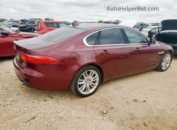 SAJBE4BV2GCY08323 2016 JAGUAR XF Бордовый Задняя правая четверть