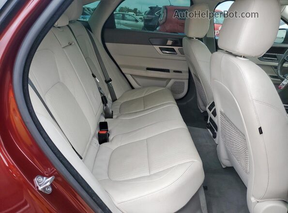 SAJBE4BV2GCY08323 2016 JAGUAR XF Бордовый Вид задних сидений