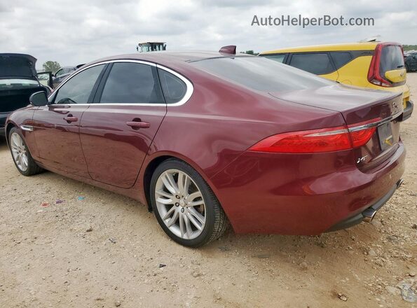 SAJBE4BV2GCY08323 2016 JAGUAR XF Бордовый Задняя левая четверть