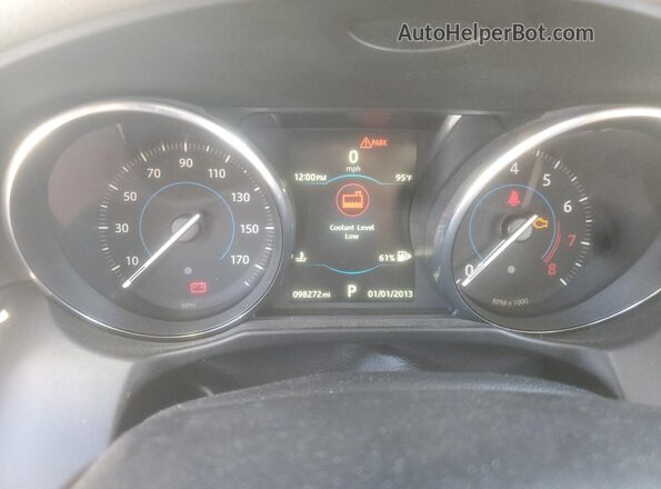 SAJBE4BV8GCY13557 2016 JAGUAR XF Белый Вид щитка приборов