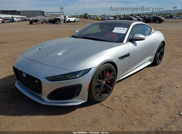 SAJD51FE0MCK70699 2021 JAGUAR F-TYPE Silver Передня ліва чверть