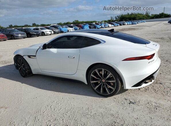 SAJD51FE2MCK69621 2021 JAGUAR F-TYPE White Trasero izquierdo