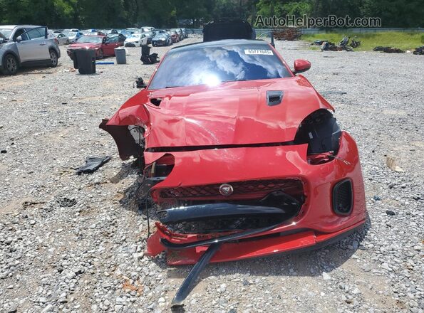 SAJD81FV5JCK48300 2018 JAGUAR F-TYPE Red წინა ხედი