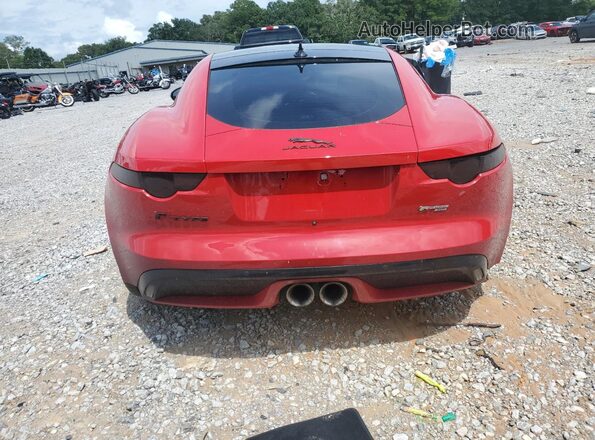 SAJD81FV5JCK48300 2018 JAGUAR F-TYPE Red უკანა ხედი