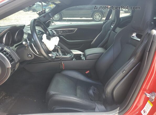 SAJD81FV5JCK48300 2018 JAGUAR F-TYPE Red წინა სალონის ხედი