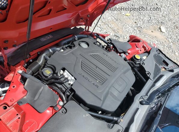 SAJD81FV5JCK48300 2018 JAGUAR F-TYPE Red უკანა სალონის ხედი