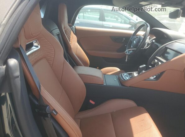 SAJDD5GX0MCK75010 2021 JAGUAR F-TYPE Green Rear seats view