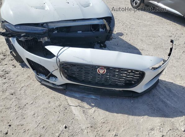 SAJDD5GX1MCK75324 2021 JAGUAR F-TYPE White ძრავის განყოფილების ხედი