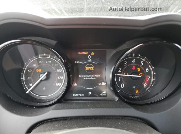SAJDF1GV0JCK51304 2018 JAGUAR F-TYPE Black ხელსაწყოთა პანელის ხედი