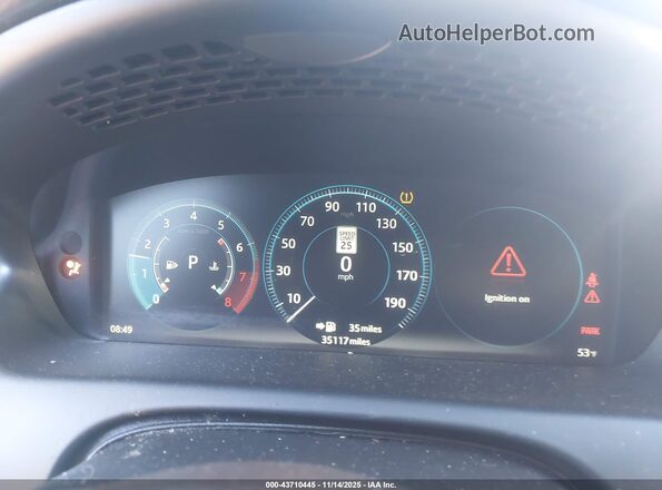 SAJWA2G78K8W20526 2019 JAGUAR XJ Burgundy Вид задніх сидінь