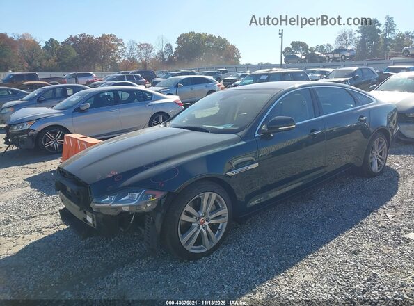 SAJWJ2GD1H8W04053 2017 JAGUAR XJ Green წინა მარცხენა ხედი სამი მეოთხედიდან