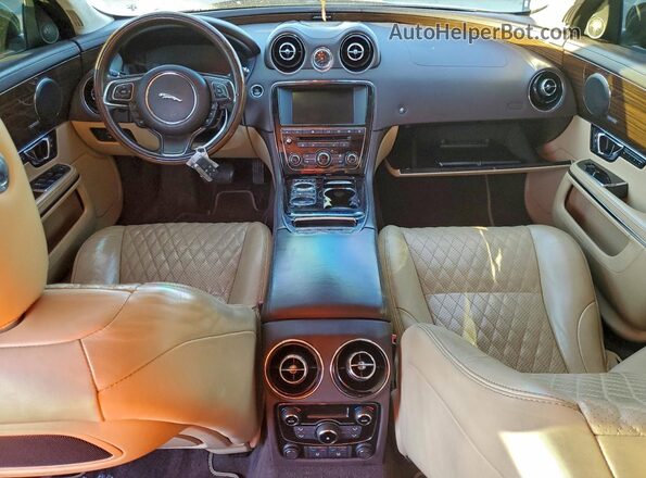 SAJWJ2GD3G8V99663 2016 JAGUAR XJL Purple Առջևի վահանակի տեսք
