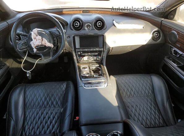 SAJXJ1GD8H8W07093 2017 JAGUAR XJ Black წინა პანელის ხედი