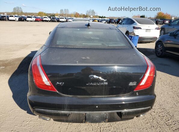 SAJXJ1GD8H8W07093 2017 JAGUAR XJ Black უკანა ხედი