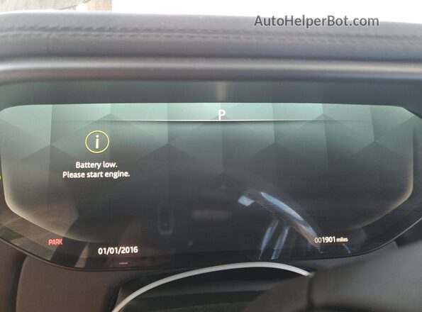 SAL1L9E95SA468836 2025 LAND ROVER RANGE Black Vista del cuadro de instrumentos