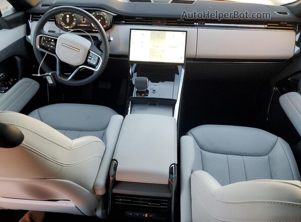 SAL1P9EU6SA439385 2025 LAND ROVER RANGE White Widok deski rozdzielczej