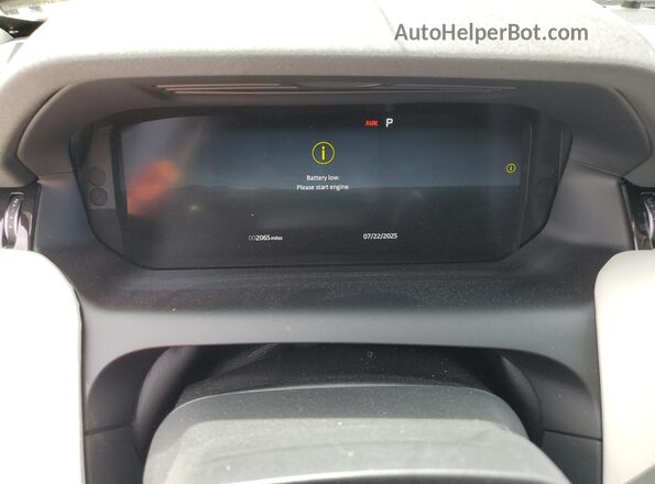 SALCJ2FX8SH362424 2025 LAND ROVER DISCOVERY Black Instrument cluster view