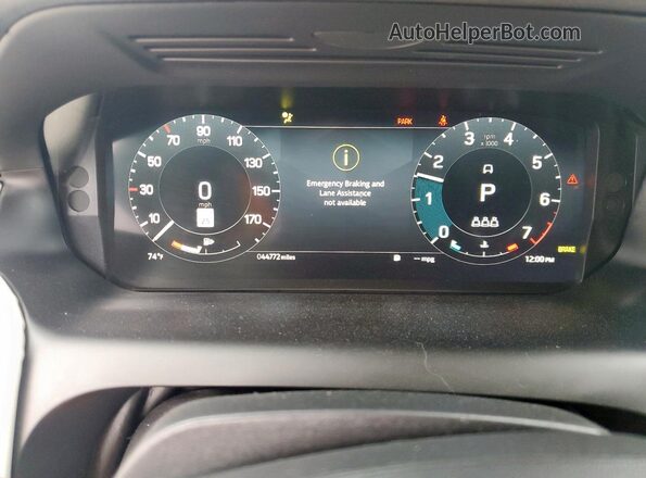 SALCJ2FXXPH325270 2023 LAND ROVER DISCOVERY White Vista del cuadro de instrumentos