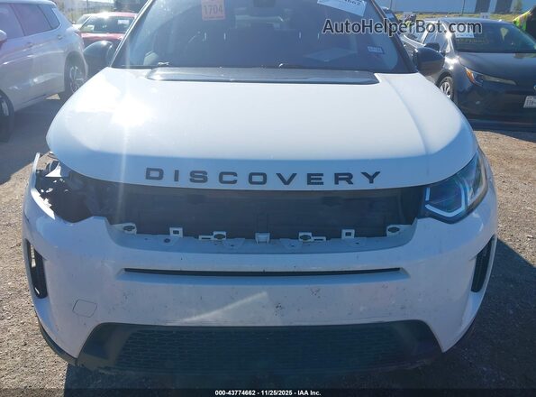 SALCK2FX3LH858438 2020 LAND ROVER DISCOVERY SPORT White Widok zestawu wskaźników