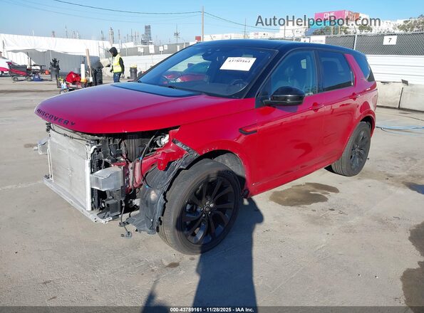 SALCL2FX1LH857592 2020 LAND ROVER DISCOVERY SPORT Красный Передняя левая четверть