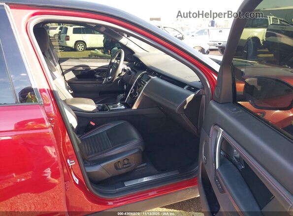 SALCL2FXXLH880644 2020 LAND ROVER DISCOVERY SPORT Red Widok wnętrza z przodu