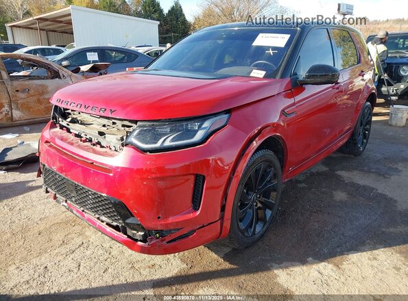 SALCL2FXXLH880644 2020 LAND ROVER DISCOVERY SPORT Red Przód lewy