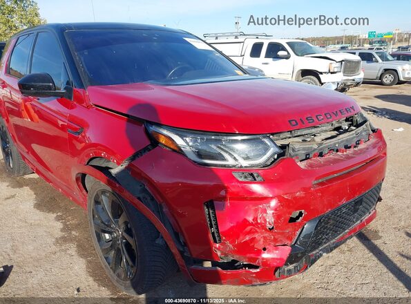 SALCL2FXXLH880644 2020 LAND ROVER DISCOVERY SPORT Red Widok z przodu
