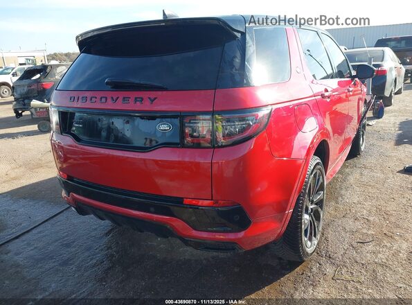 SALCL2FXXLH880644 2020 LAND ROVER DISCOVERY SPORT Red Tył prawy