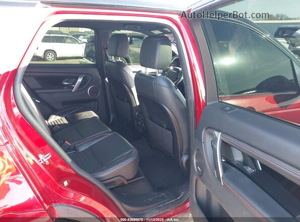SALCL2FXXLH880644 2020 LAND ROVER DISCOVERY SPORT Red Widok naklejki z numerem VIN