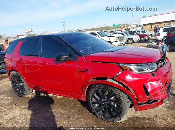 SALCL2FXXLH880644 2020 LAND ROVER DISCOVERY SPORT Red Widok wnętrza 360 stopni