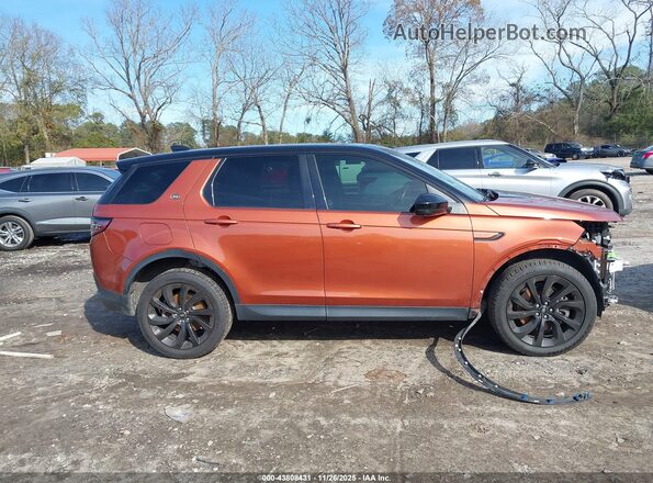 SALCP2FX4MH904300 2021 LAND ROVER DISCOVERY SPORT Orange უკანა სალონის ხედი