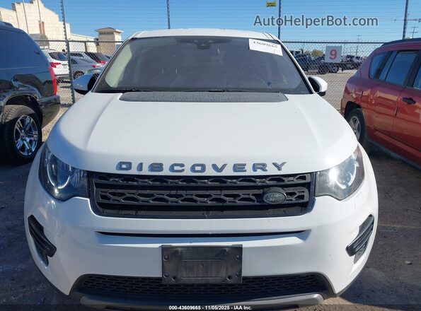 SALCP2RX4JH747262 2018 LAND ROVER DISCOVERY SPORT White წინა ხედი