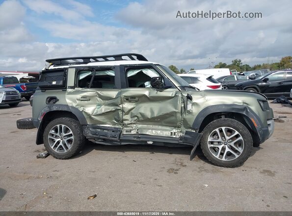 SALE97EU1L2016869 2020 LAND ROVER DEFENDER Зеленый Вид задней части салона
