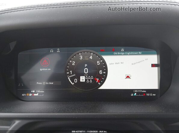 SALE9EEU4L2017714 2020 LAND ROVER DEFENDER Black Widok tylnych siedzeń