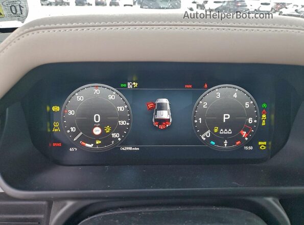 SALEJ7EU0R2271822 2024 LAND ROVER DEFENDER Green Vista del cuadro de instrumentos