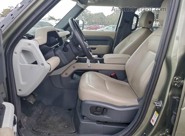 SALEJ7EU0R2271822 2024 LAND ROVER DEFENDER Green Vista interior delantera