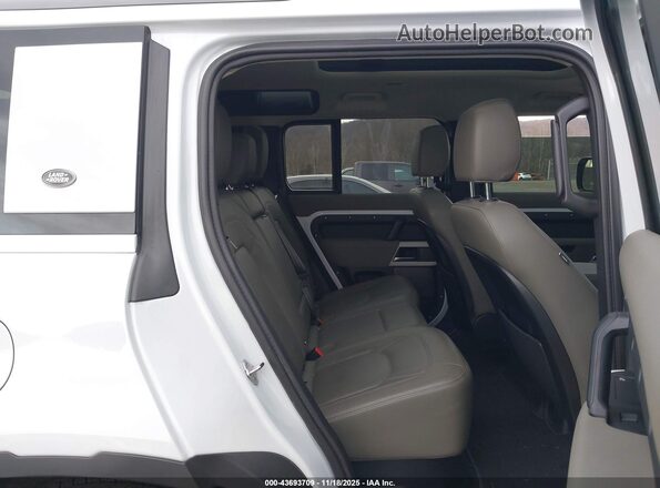 SALEJ7EX6P2107465 2023 LAND ROVER DEFENDER White VIN კოდის სტიკერის ხედი